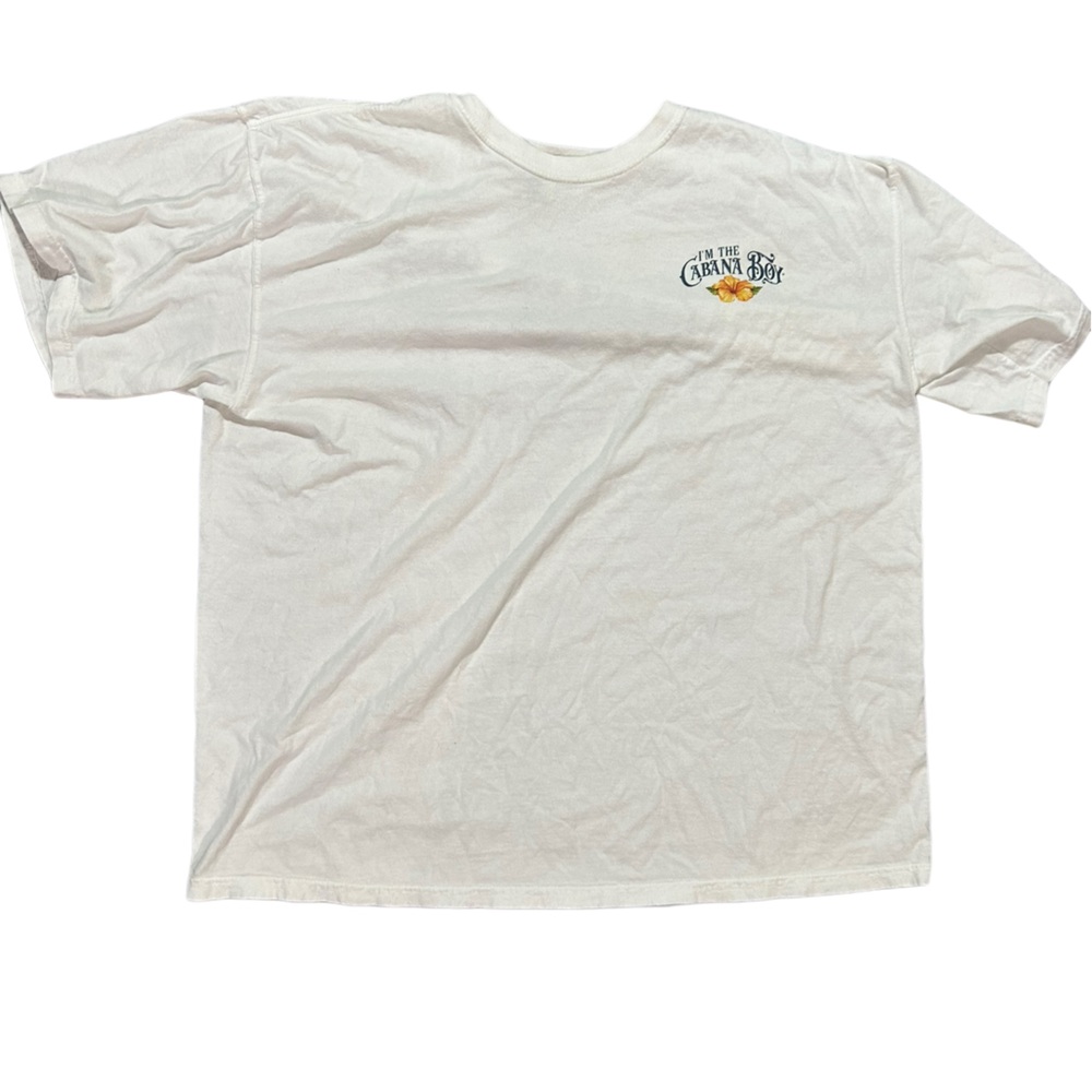 I'm The Cabana Boy UV Performance White Funny T-Shirt size XXL